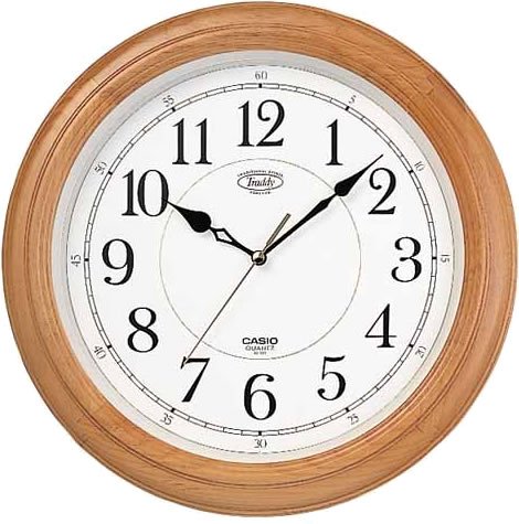 CASIO (カシオ) 掛け時計 アナログ IQ-121-7JF アナログタイプ