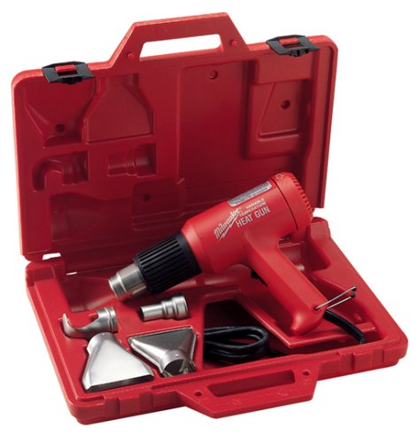 Milwaukee 8980 Dual Temperature Heat Gun Kit, 11.6 Amp, 570/1000 Degree Fahrenheit Kit