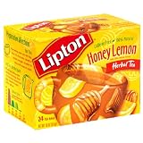 Lipton Herbal Tea, Honey Lemon, Tea Bags, 20-Count Boxes (Pack of 12)