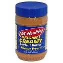 I.M. Healthy Soynut Butter, Original Creamy, 15-Ounce Plastic Jars (Pack of 6)