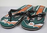 Miami Dolphins NFL Unisex Big Logo Flip Flops