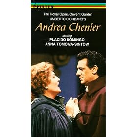Giordano - Andrea Chenier / Rudel, Domingo, Tomowa-Sintow, Royal Opera Covent Garden [VHS]