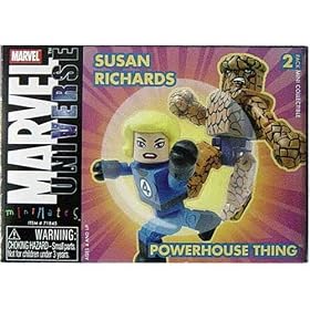 Marvel Minimates Susan Richards and Powerhouse Thing by