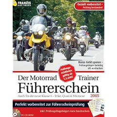 Der Motorrad F�hrerschein-Trainer 2005