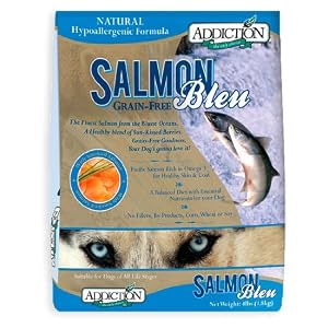 Addiction Grain-Free Adult Dry Dog Food, Salmon Bleu, 4 Pounds