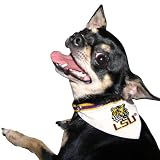 NCAA LSU Tigers Nylon Pet Collar Bandana (Large)