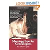 Marriage Law for Genealogists: The Definitive Guide ...what everyone tracing their family history needs to know about where, when, who and how their English and Welsh ancestors married