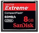 Sandisk Compact Flash Speicherkarte Extreme 8GB 60MB Edition (Retailverpackung)