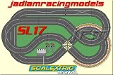NEW SCALEXTRIC DIGITAL SET SL17 LAYOUT 2 PORSCHE CARS