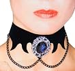 Velvet Choker with Stone - Adult Std.