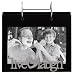 Malden Live-Laugh Wooden Flip Photo Album, 4-by-6-Inch, Black
