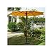 Nine Foot Patio Umbrella Market Umbrella Sahara Yellow