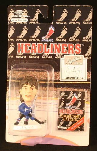 JAROMIR JAGR / NHLPA SIGNATURE SERIES * 3 INCH * 1996 NHL Headliners Hockey Collector Figure