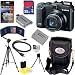 Canon PowerShot G15 12.1 MP Digital Camera with 5x Optical Image Stabilized Zoom + NB-10L Battery + 9pc Bundle 32GB Deluxe Accessory Kit