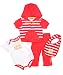 Rocawear "Painted Stripes" 3-Piece Set (Sizes 0M - 9M) - assorted colors, 0 - 3 months