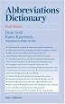 Abbreviations Dictionary, Tenth Edition