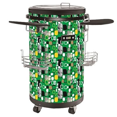 EQUATOR PC 70 1.77 Cu.Ft Party Cooler in Green with Top Door, 2 Wheels with lock, 2 wheels without lock, Electronic Temp. Control, 17.91 Inch Width, 21.85 Inch Depth, 31.5 Inch Height
