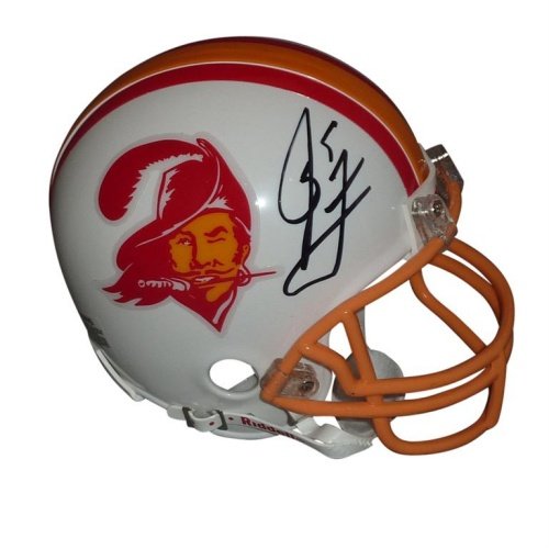 Josh Freeman Autographed Tampa Bay Buccaneers (Throwback) Mini Helmet
