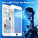 Vomach iPhone 6 Plus Screen Protector iPhone 6s Plus Tempered Glass Screen Protector Round Edge 0.18mm with Blue Light Filtering HD Clearity 9H Super Hard 5.5