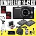 Olympus Pen E-PM1 12.3 MP CMOS Sensor Digital Camera with 14-42mm II Lens (Black) + TWO BLS-1 Batteries + Filter Kit + Full Size Tripod + 32GB DavisMAX EPM1 HDMI Bundle