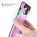 Profer Dual Layer Armor Holster Defender Full Body Protective Hybrid Case for Samsung Galaxy Note7 (Hot Pink)