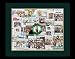 Boston Celtics 2008 Championship Newspaper Collage 11x14" Framed/matted
