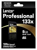 Lexar Professional Series 8 GB 133x Class 6 SDHC Flash Memory Card SD8GB-133-381