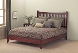 King Jakarta Platform Bed by Fashion Bed Group - Mahogany Finish (B51E86)