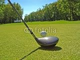 Wallmonkeys Peel and Stick Wall Decals - Golf Driver Sur Le Tee - 18