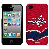 NHL Washington Capitals - Home Jersey design on AT&T, Verizon, and Sprint iPhone 4 / 4S Snap-On Case by Coveroo
