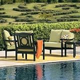 Paxton Outdoor Coffee Table - Weathered Red - Grandin Road