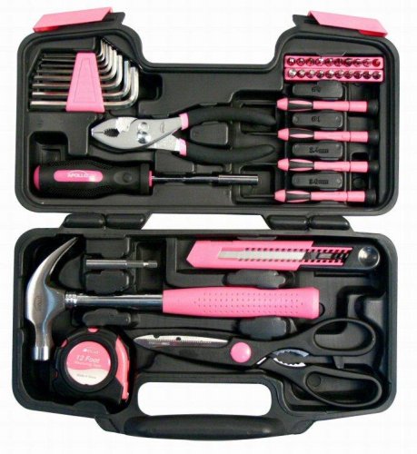 Apollo Precision Tools DT9706DB-P 39 pc General Took Kit , Pink