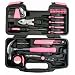 Apollo Precision Tools DT9706DB-P 39-piece General Took Kit , Pink