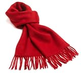V Fraas Unisex 12x60 Solid Cashmere Muffler