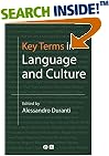 Key Terms in Language & Culture