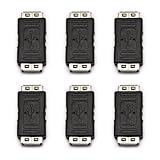 Aleratec USB Type A Female to Female Adapter 6-Pack