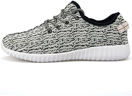 Justtrue Men's Fashion Breathable Ultralight Sneaker (Grey)