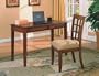 Secretary Writing Desk in Dirty Oak Finish with Chair
