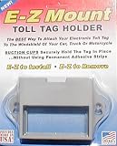 Toll Tag Holder, EZ Pass, I-Pass, C-Pass, Palmetto, Smart Tag, Fast Lane - 5 Colors