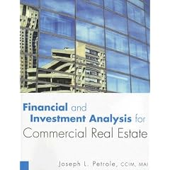 Financial and Investment Analysis for Commercial Real Estate