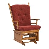 Post-Back Glider- Burgundy/ Maple