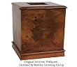 Tissue Box Cover Classic Burl
