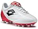 Lotto Fußballschuh Leggenda Due FG Jr, Jungen, white/fiery red