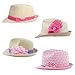 RuffleButts® Little Girls Fedora with Flower