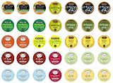 Crazy Cups Decaf Tea Sampler,  K-Cup Portion Pack for Keurig K-Cup Brewers (Pack of 35)