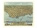 Sandusky, Ohio - Panoramic Map Travel Premium Poster Print, 18x24