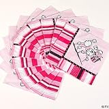 Pink Poodle 3 Ply 16 Count Luncheon Napkins Pink Black Party Supply