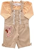 DISNEY・BABY ベビーミニー 乳幼児 スーツ ベージュ 綿 97400-90サイズ