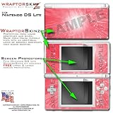 Nintendo DS Lite Stardust Pink WraptorSkinz Skin Kit by TuneTattooz TM