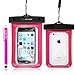 Eco-Fused Premium Waterproof Case with IPX8 Certificate for iPhone SE, 5S, 5, 4G, 4 3, iPod Touch 3, 4, 5; Samsung Galaxy S5 Mini, S4 Mini, S3 Mini - Stylus and Cleaning Cloth Included